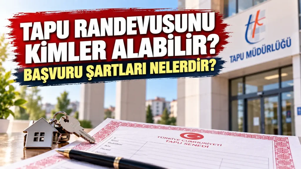 Tapu Randevusunu Kimler Alabilir? Başvuru Şartları Nelerdir? 1 15e9553cf7bde7f571c2e4afda5d23c3 1